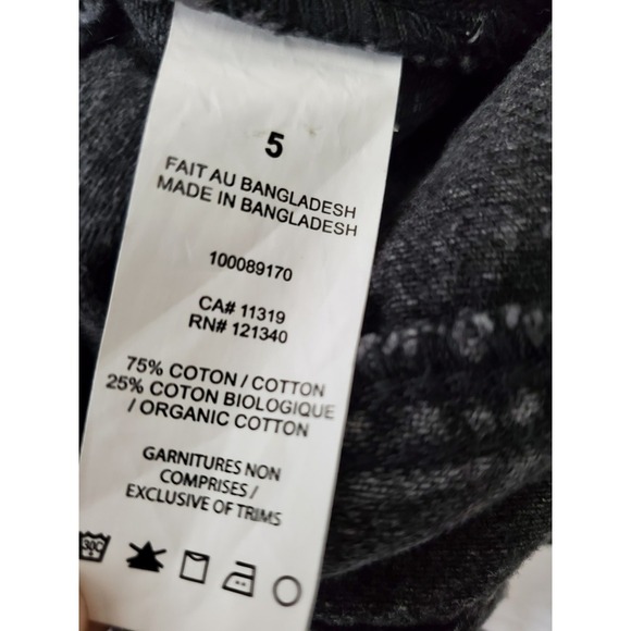 Garage Denim Jeans Wide Baggy Distressed Wmns 5 /27 Hi Rise Jambre Large (28x32) - Picture 8 of 16